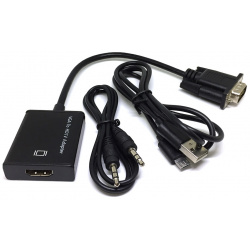 Цифровой конвертер Espada VGA + Jack 3 5mm to HDMI HCV0201 