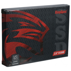 Твердотельный накопитель KingSpec SSD SATA3 2 5 P3 Series 512Gb 512 