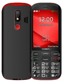 Сотовый телефон teXet TM B409 Black Red 