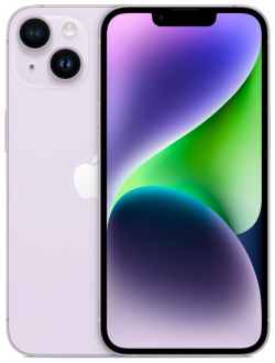 Сотовый телефон Apple iPhone 14 128 ГБ  Dual: nano SIM + eSIM фиолетовый 128Gb
