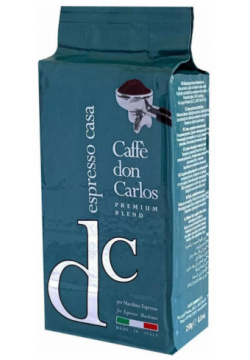 Кофе молотый Don Carlos Espresso Casa 250g 8000604800039 