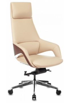 Компьютерное кресло Бюрократ DAO 2 для руководителя  обивка: натуральная кожа цвет: бежевый