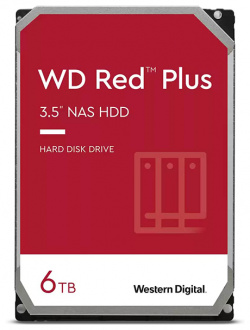 Жесткий диск Western Digital WD Red Plus 6Tb WD60EFZX 