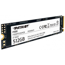 Твердотельный накопитель Patriot Memory P300 512Gb QLC P300P512GM28 