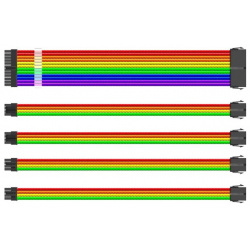 Аксессуар Комплект кабелей удлинителей для БП 1stPlayer 1x24 pin ATX 350mm RB 001 