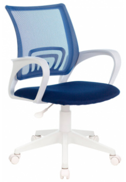 Компьютерное кресло Бюрократ CH W695NLT Dark Blue White W695NLT/DB/TW 10N 