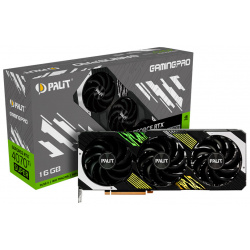 Видеокарта Palit GeForce RTX 4070Ti Super GamingPro 16Gb 2340MHz PCI E 4 0 16384Mb 21000MHz 256 bit HDMI 3xDP NED47TS019T2 1043A 