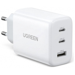 Зарядное устройство Ugreen CD275 USB A + 2xUSB C 65W 90496 