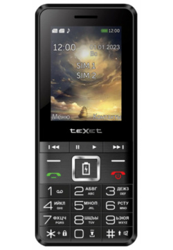 Сотовый телефон teXet TM D215 Black Red 