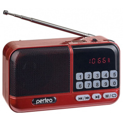 Радиоприемник Perfeo Aspen Red PF_B4058 