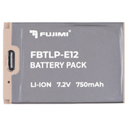 Аккумулятор Fujimi FBTLP E12 (схожий с Canon LP E12) 750mAh Type C 1756 