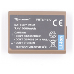 Аккумулятор Fujimi FBTLP E10 (схожий с Canon LP E10) 1000mAh Type C 1758