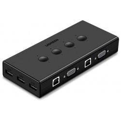 Переключатель KVM Ugreen CM154 4 Port USB Switch Box 50280 