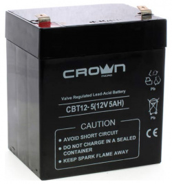 Аккумулятор для ИБП Crown Micro 12V 5Ah СВТ 12 5 