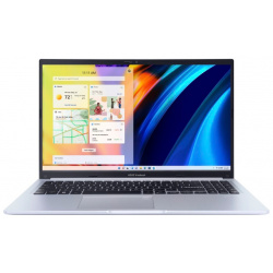 Ноутбук ASUS VivoBook Series X1502ZA BQ1088 Silver 90NB0VX2 M01M40 (Intel Core i5 12500H 2 5 GHz/16384Mb/512Gb SSD/Intel Iris Xe Graphics/Wi Fi/Bluetooth/Cam/15 6/1920x1080/No OS) 
