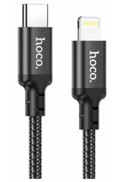 Аксессуар Hoco X14 Times speed USB Type C  Lightning 1m Black 6931474752192 / 0L 00053232