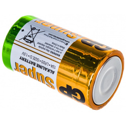 Батарейка D  GP 13A Alkaline 2CR2 (2 штуки)