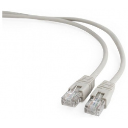 Сетевой кабель Gembird Cablexpert UTP cat 5e 5m Gray PP12 