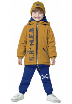 Куртка Nikastyle 4м3323  для мальчика из мембранной ткани с фирменными