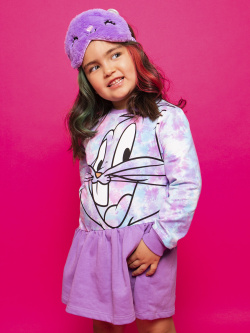 Платье Looney Tuns LT18432  Фиолетовый 98