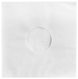 Конверт для виниловых пластинок Audiocore  12 Paper Record Hole Sleeve Inside Deluxe Antistatic Matt White (1 шт ) (внутренний)