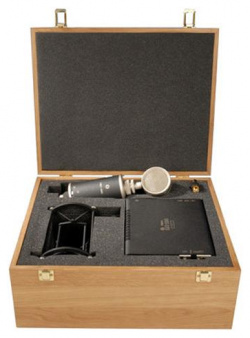 Студийный микрофон Октава  МКЛ 5000 Black/Silver (в деревянном футляре) П