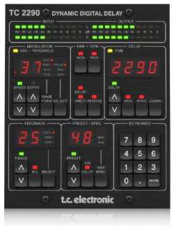 MIDI контроллер TC Electronic  USB TC2290 DT Настольный для