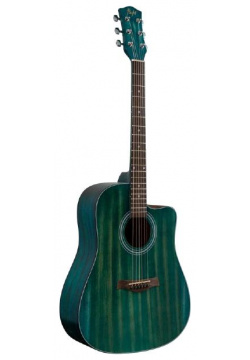 Акустическая гитара Flight  D 155C MAH Blue