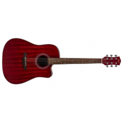 Акустическая гитара Flight  D 155C MAH Red