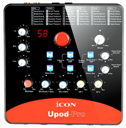 Аудиоинтерфейс iCON  Upod Pro Портативный USB с 2 входами и
