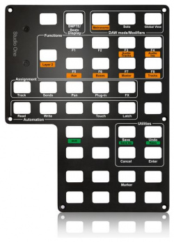 MIDI контроллер iCON  Сменная панель контроллера APP Studio One Трафарет для