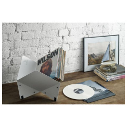 Товар (аксессуар для хранения виниловых пластинок) Analog Renaissance  Подставка пластинок TARS AR 82212 White