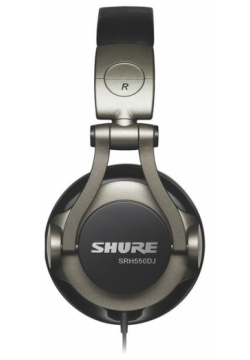 Охватывающие наушники Shure  SRH550DJ Black/Silver