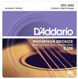 Струны для акустической гитары DAddario  EJ26