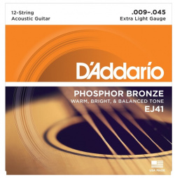 Струны для акустической гитары DAddario  EJ41