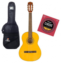 Классическая гитара с аксессуарами Fender  ESC 80 Classical Natural (Bundle 2)