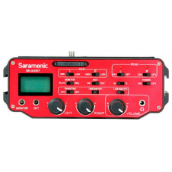 Микрофон для видеосъёмок Saramonic  Накамерный микшер SR AX107