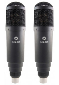 Студийный микрофон Октава  МК 319 Matte Black (стереопара в картонной коробке) П