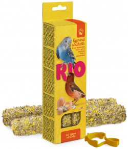 RIO Палочки для всех видов птиц (2х40г ) (Яйцо и ракушечник  80 г