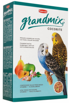 Padovan Grandmix Сocorite корм для волнистых попугаев (Злаковое ассорти  1 кг )