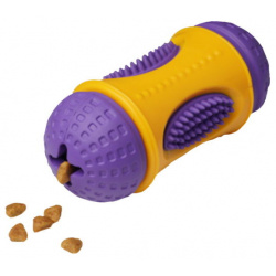 HOMEPET silver series игрушка для собак цилиндр фигурный с отверстиями лакомств (Фиолетовый) 