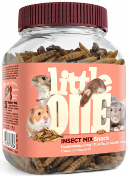 Little One Смесь насекомых для хомяков  крыс мышей и песчанок (75 г )