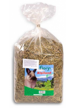 Fiory сено Alpiland Green с люцерной для грызунов (500 г ) 
