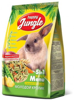 Happy Jungle Корм для молодых кроликов (400 г ) 
