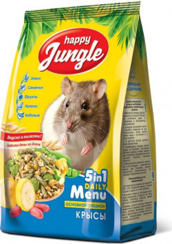 Happy Jungle Корм для крыс (Злаковое ассорти  400 г )