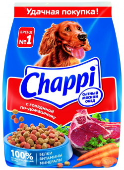 Chappi для взрослых собак (Говядина  2 5 кг )