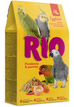RIO Яичный корм для средних и крупных попугаев (Злаковое ассорти  250 г )