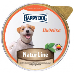 Happy Dog NaturLine консервы для собак (паштет) (Индейка  125 г )
