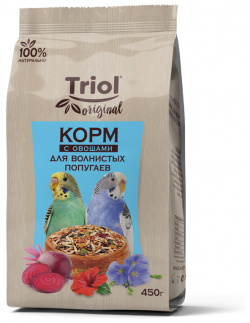 Triol Original корм с овощами для волнистых попугаев (Овощи  450 г )