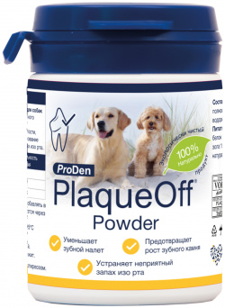 ProDen PlaqueOff средство для профилактики зубного камня собак и кошек (40 г ) 